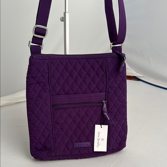 Vera Bradley Handbags - Vera Bradley Elderberry purple quilted Hipster crossbody bag